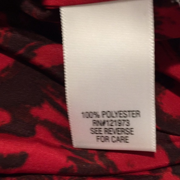 Simple Vera red/black sleeveless dress Size 6 - Picture 5 of 6